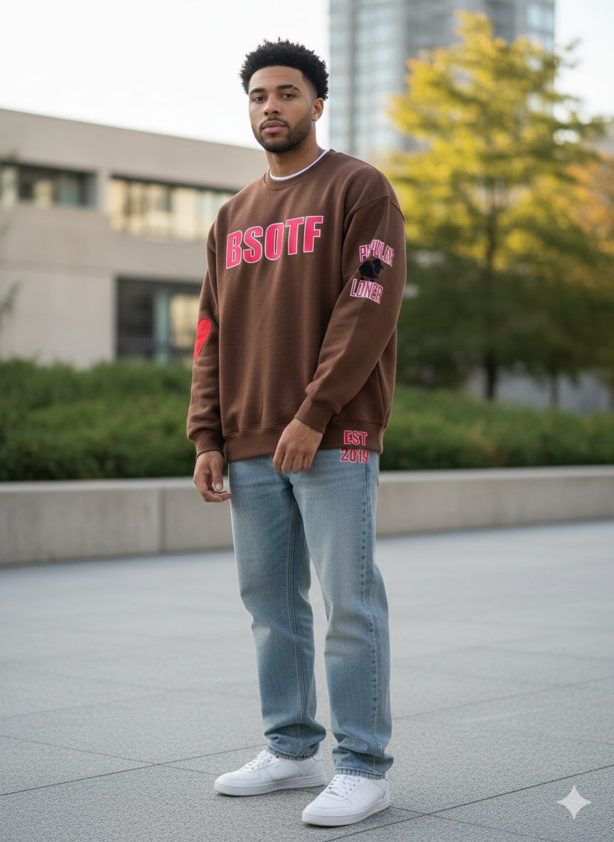 BSOTF Brown Crewneck